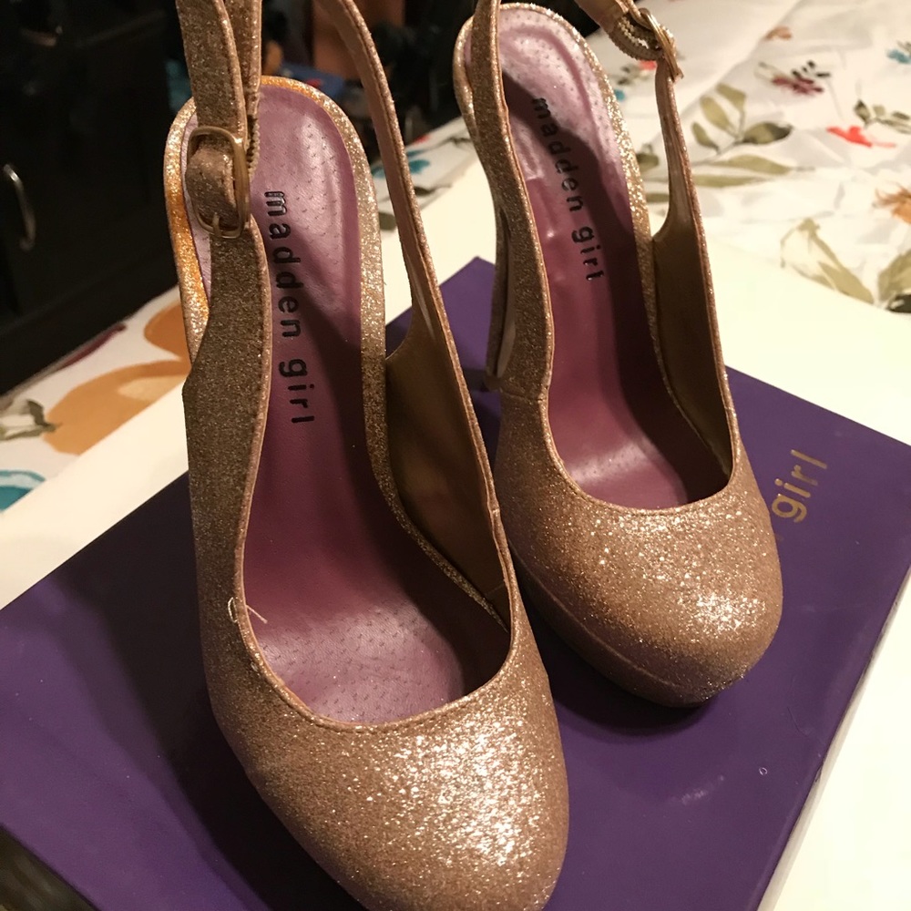 Brand new in box Madden Girl Heels. Size 5.5.
